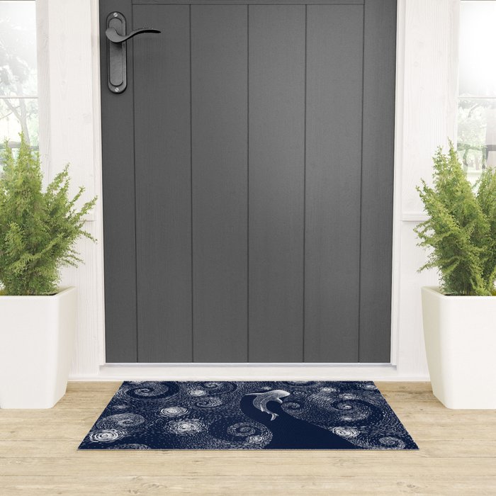 Star eater in Van Gogh style Welcome Mat Gallery Image 3