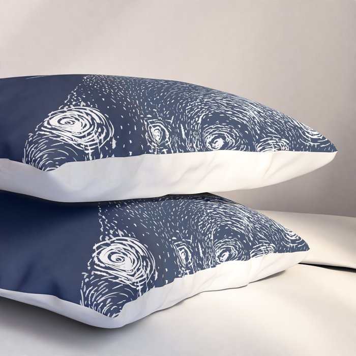 Star eater in Van Gogh style Pillow Sham Gallery Image 3