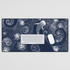Star eater in Van Gogh style Desk Mat Gallery Image 1