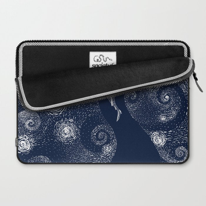 Star eater in Van Gogh style Laptop Sleeve Gallery Image 2