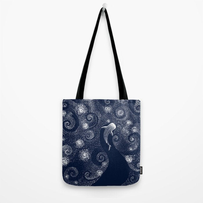 Star eater in Van Gogh style Tote Bag Gallery Image 2