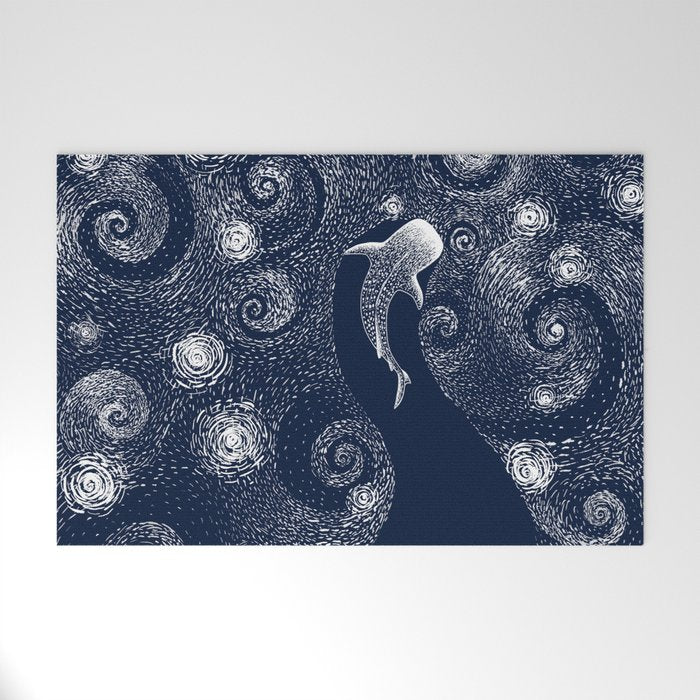 Star eater in Van Gogh style Welcome Mat Gallery Image 1