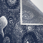 Star eater in Van Gogh style Wall Tapestry Gallery Image 3