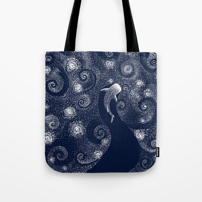 Star eater in Van Gogh style Tote Bag Gallery Image 1