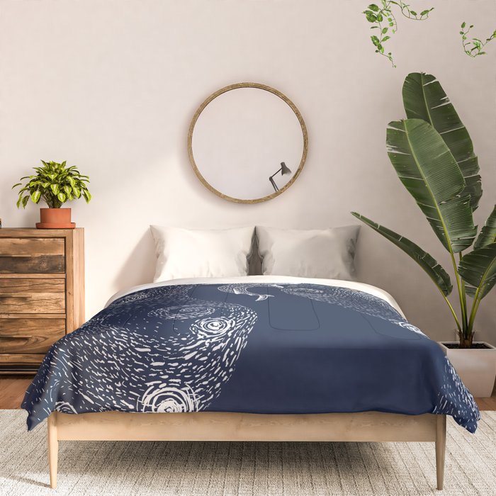 Star eater in Van Gogh style Comforter Gallery Image 3