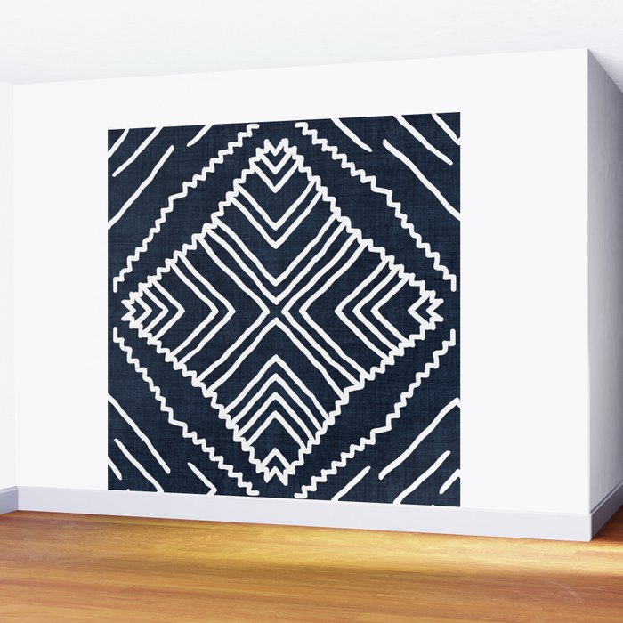 Beni in Navy Wall Mural Gallery Image 2