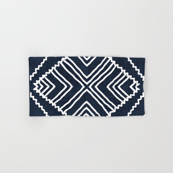 Beni in Navy Bath Towel Gallery Image 1