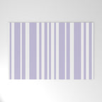 Classic Stripes XXVIII - Lilac Purple Welcome Mat Gallery Image 1