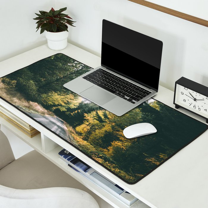Autumn Drive Desk Mat Gallery Image 2