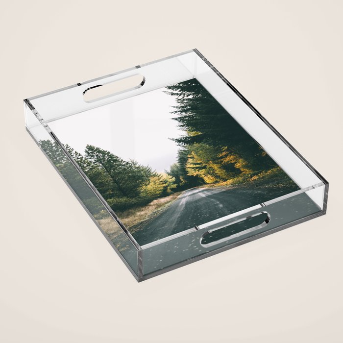 Autumn Drive Acrylic Tray Gallery Image 1