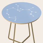 Sagittarius Zodiac Star Constellation Line Art Sky Blue Side Table Gallery Image 2