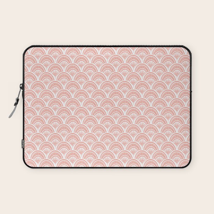 Coastal Deco . Coral Laptop Sleeve Gallery Image 1
