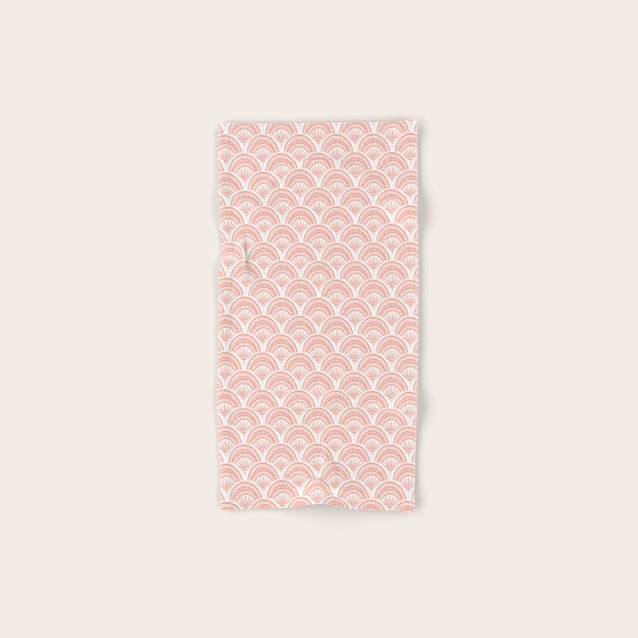 Coastal Deco . Coral Bath Towel Gallery Image 1