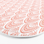 Coastal Deco . Coral Bath Mat Gallery Image 3
