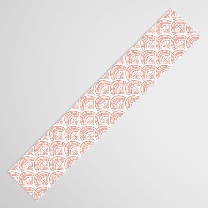 Coastal Deco . Coral Table Runner Gallery Image 3