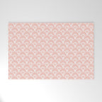 Coastal Deco . Coral Welcome Mat Gallery Image 1
