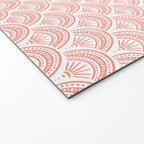 Coastal Deco . Coral Welcome Mat Gallery Image 2