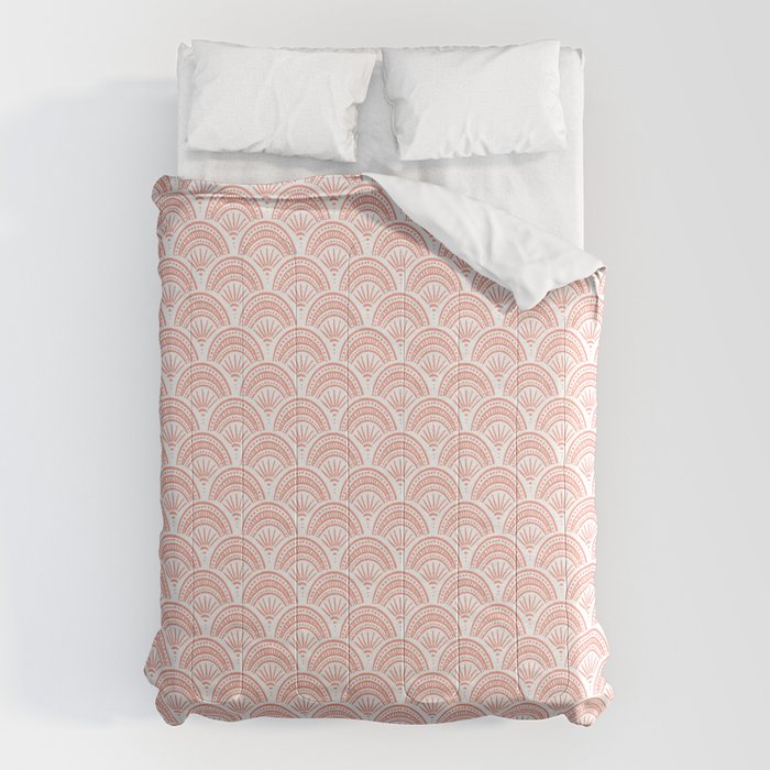 Coastal Deco . Coral Comforter Gallery Image 6