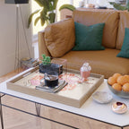 BOOKED AND BUSY (IN CREAM) Serving Tray Gallery Image 2