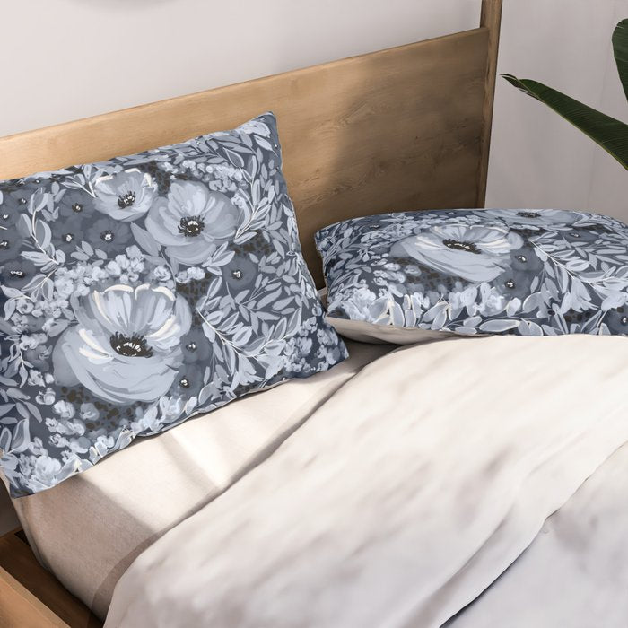 Midnight Blooms Pillow Sham Gallery Image 2