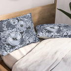 Midnight Blooms Pillow Sham Gallery Image 2