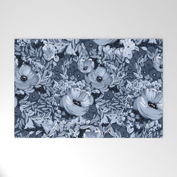 Midnight Blooms Welcome Mat Gallery Image 1