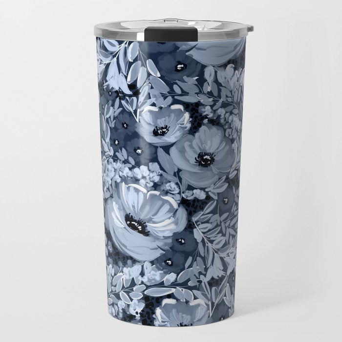 Midnight Blooms Travel Mug Gallery Image 1
