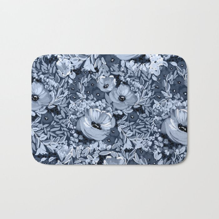 Midnight Blooms Bath Mat Gallery Image 1