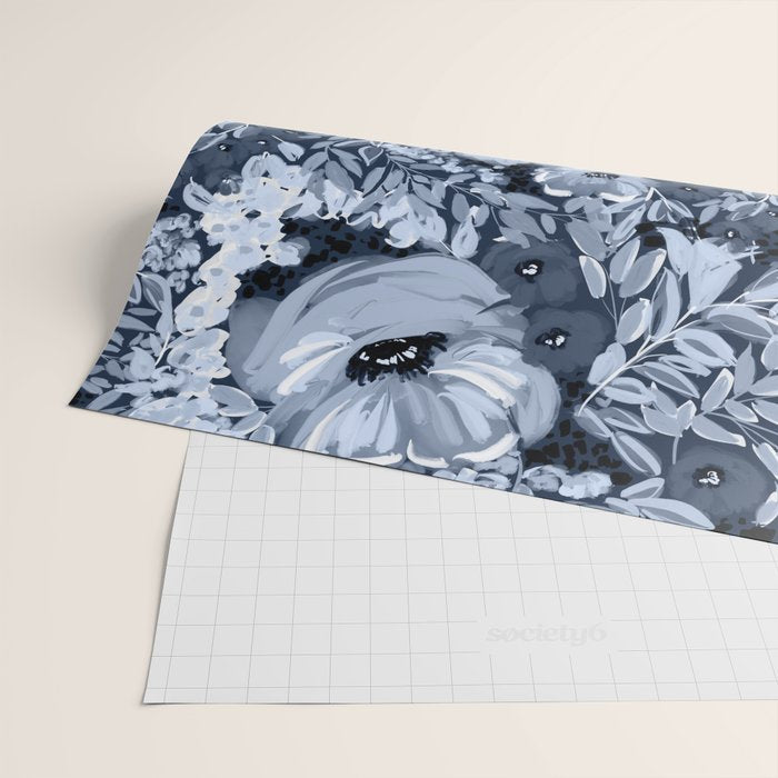 Midnight Blooms Wrapping Paper Gallery Image 2