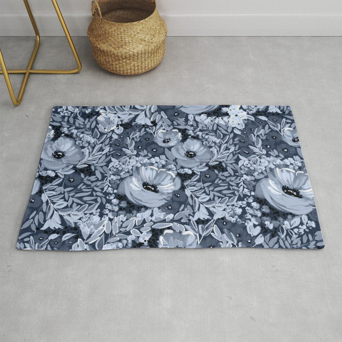 Midnight Blooms Rug Gallery Image 1