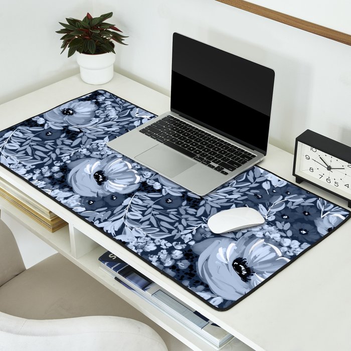 Midnight Blooms Desk Mat Gallery Image 2
