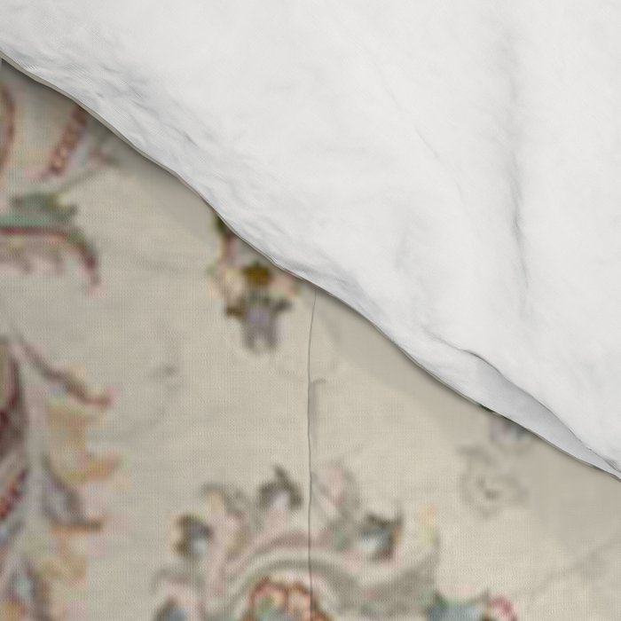 Antique Persian Delicate Ivory Cream  Comforter Gallery Image 4