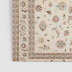 Antique Persian Delicate Ivory Cream  Poster Gallery Image 3