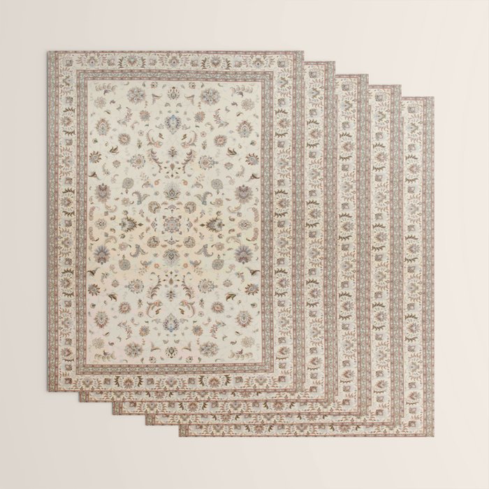 Antique Persian Delicate Ivory Cream  Wrapping Paper Gallery Image 3