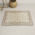 Antique Persian Delicate Ivory Cream  Rug Gallery Image 1