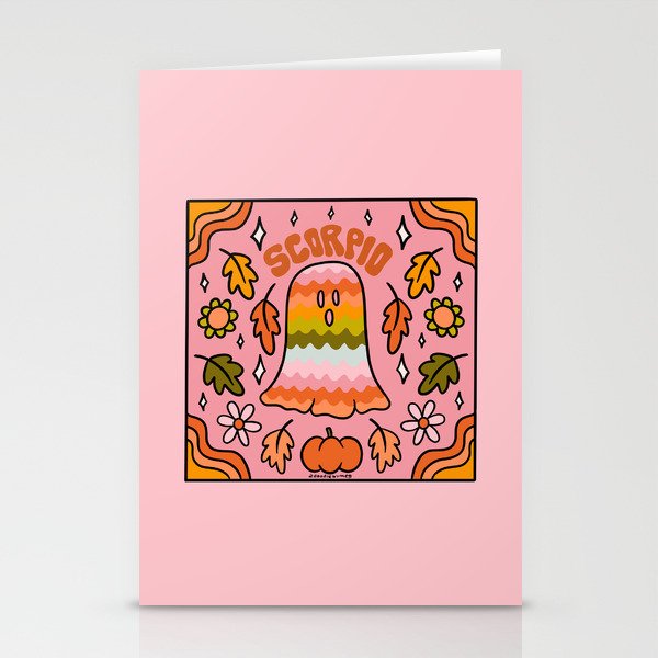 Scorpio Ghost Stationery Card Gallery Image 1