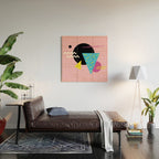 Memphis pattern 63 - 80s / 90s Retro Wood Wall Art Gallery Image 2