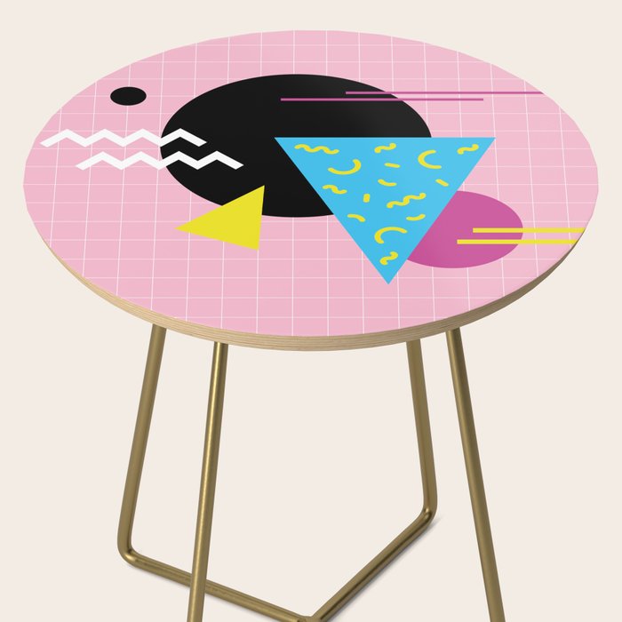 Memphis pattern 63 - 80s / 90s Retro Side Table Gallery Image 2