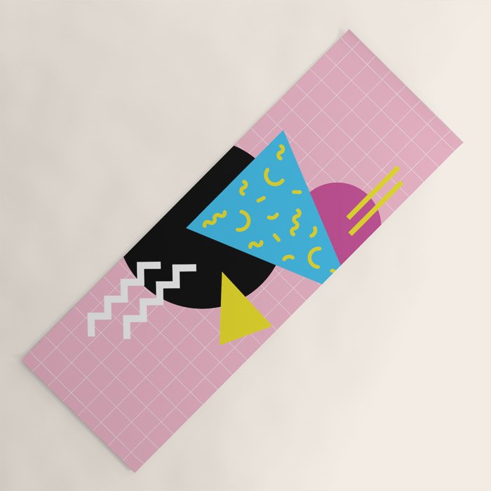 Memphis pattern 63 - 80s / 90s Retro Yoga Mat Gallery Image 1