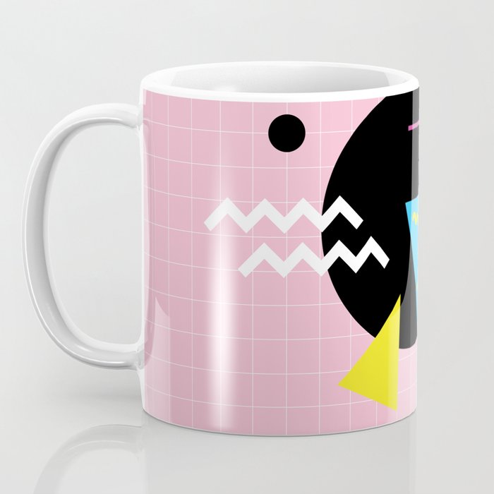 Memphis pattern 63 - 80s / 90s Retro Coffee Mug Gallery Image 3