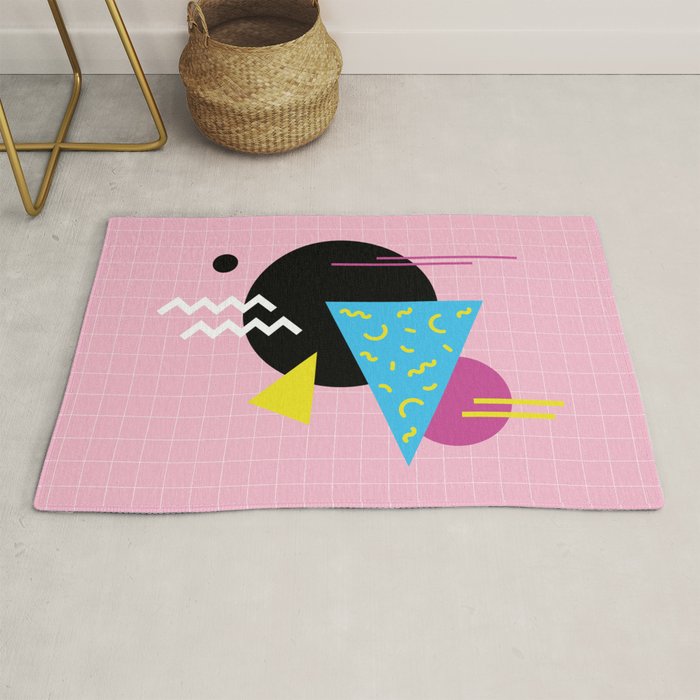 Memphis pattern 63 - 80s / 90s Retro Rug Gallery Image 1