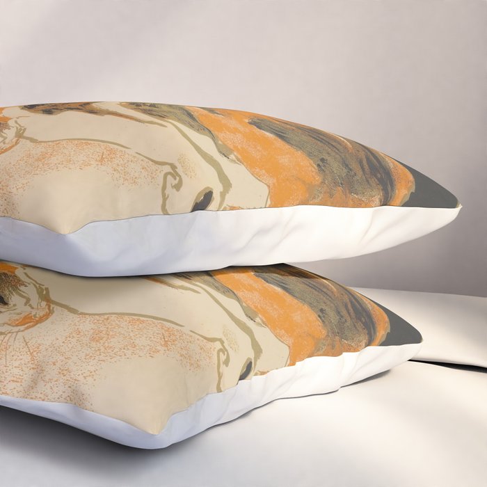 At the Bodiniere Théophile-Alexandre Steinlen 1894 Cat Ink Illustration Pillow Sham Gallery Image 3