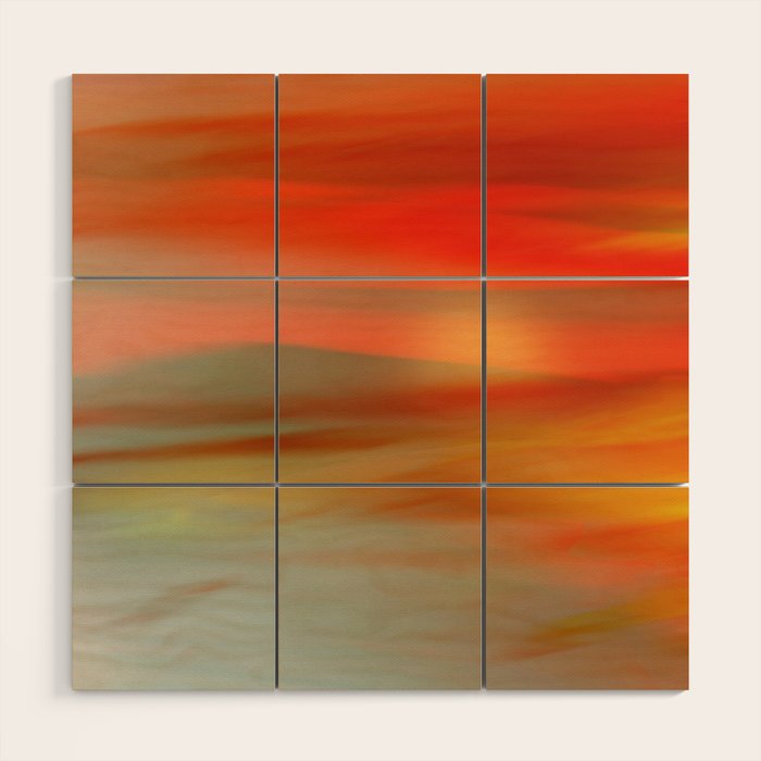 Desert Sunrise Wood Wall Art Gallery Image 1