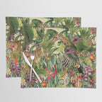 Vintage Tropical Eden on Yellow Placemat Gallery Image 1