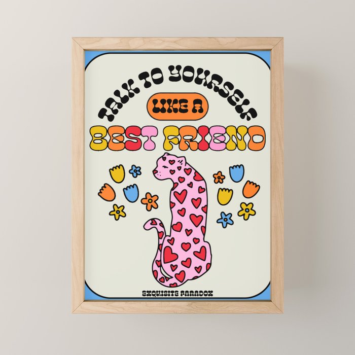 BEST FRIEND Mini Art Print Gallery Image 1
