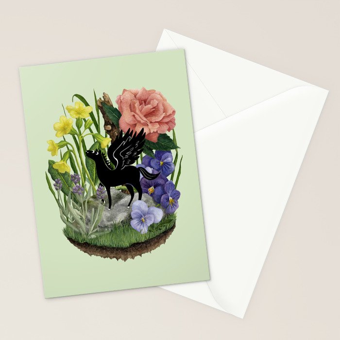 Tiny Pegasus Stationery Card Gallery Image 2