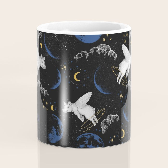 Celestial Pigs of the Night Sky A Coffee Mug Gallery Image 4