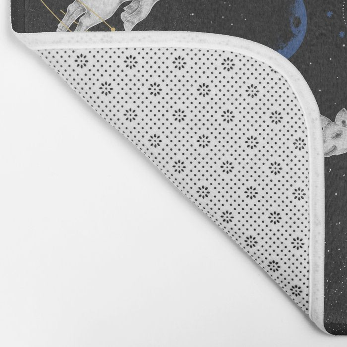 Celestial Pigs of the Night Sky A Bath Mat Gallery Image 2