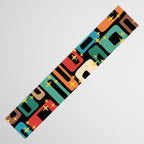 Retro Mid Century Modern Abstract Pattern 223 Table Runner Gallery Image 3