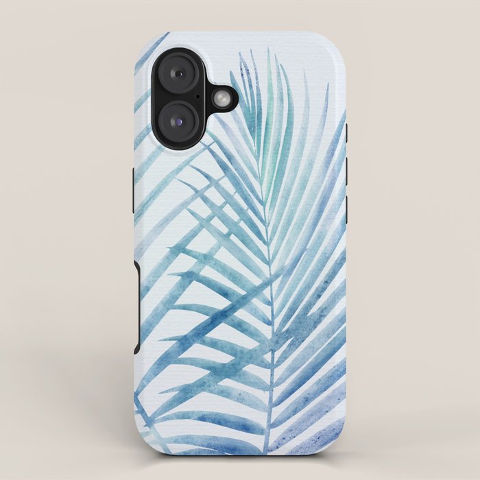 Coastal Palms Watercolor iPhone Case Gallery Image 1